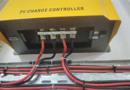 100KW solar array PV combiner connection
