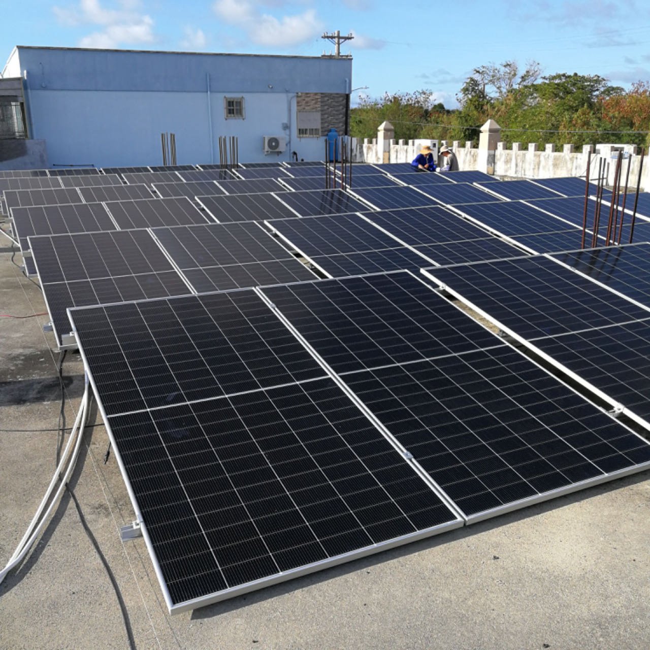 30kw off grid solar system in Saipan Hotel