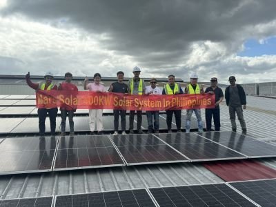400KW on grid solar system in Phinippines